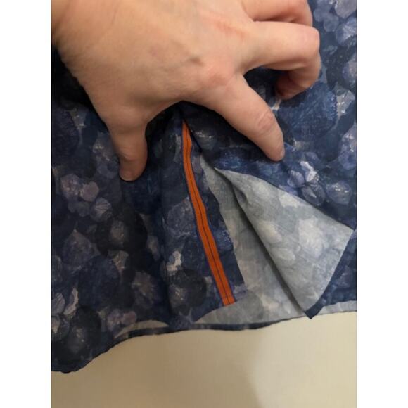 NWT Bugatchi Button Down Shirt Abstract Print Ble Size Large Wrinkle Resistant - Picture 7 of 7